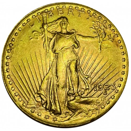 USA 20 Dólares "St. Gaudens" vários anos Ouro