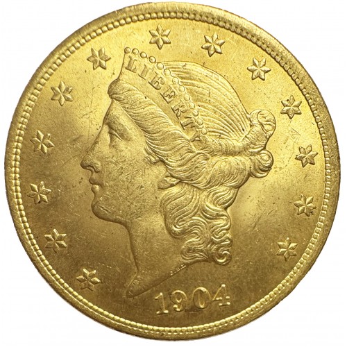 USA 20 Dólares Liberty vários anos Ouro