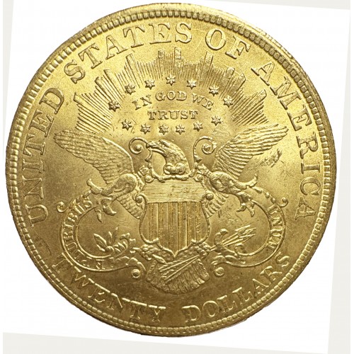USA 20 Dólares Liberty vários anos Ouro