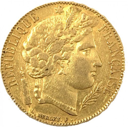França 20 Francos Cérès ouro
