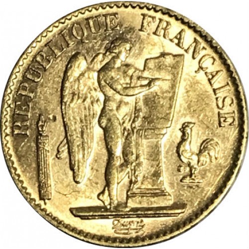 França 20 Francos Anjo ouro