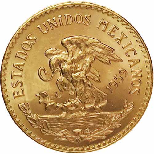 México 20 Pesos 1959 Ouro