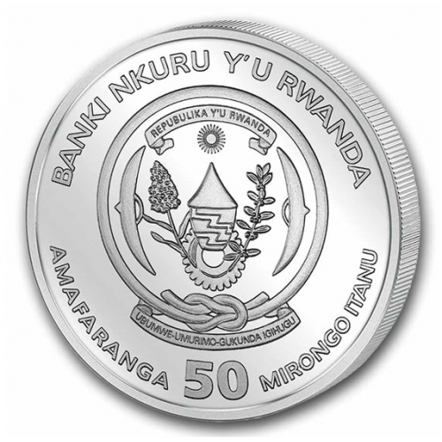 Rwanda 50 RWF Nautica 1oz 2026