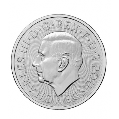Uk 2 Pounds Lion and Eagle 1OZ Prata 2026