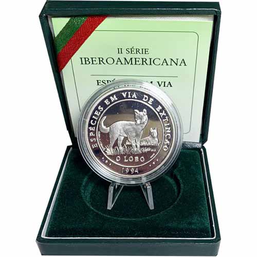 Portugal 1000$00 1994 - O Lobo Prata Proof