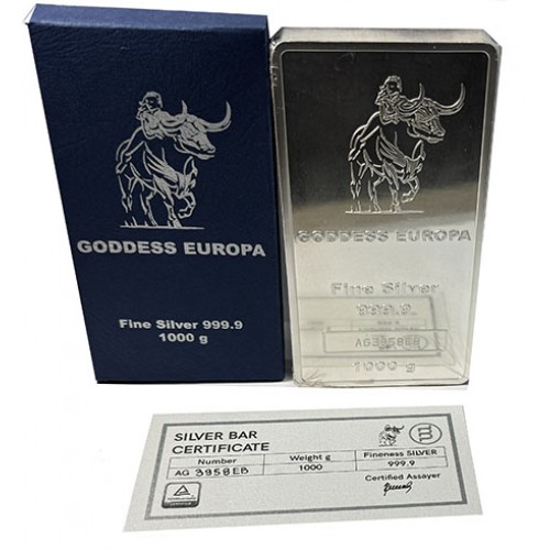 Tokelau (New Zealand) 50 Dollars (Barra 1 kilo Prata Fina) 2021