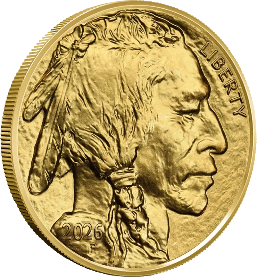 U.S.A 50 Doláres Búfalo Ouro 2026 1Oz - Ouro 