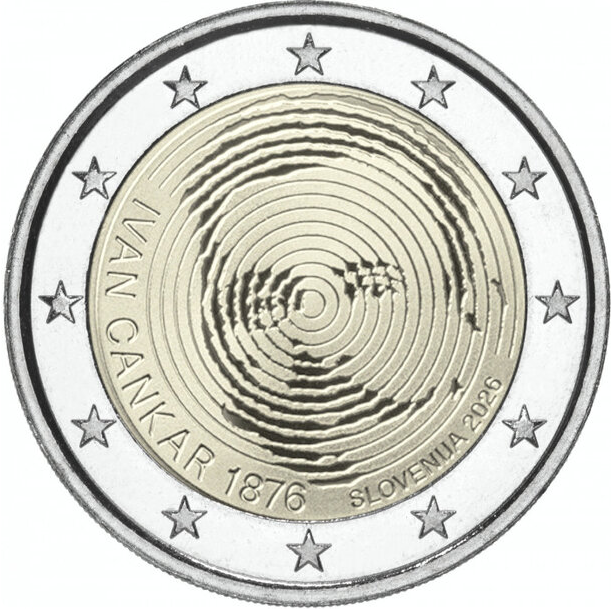 Eslovénia 2€ Ivan Cankar 2026