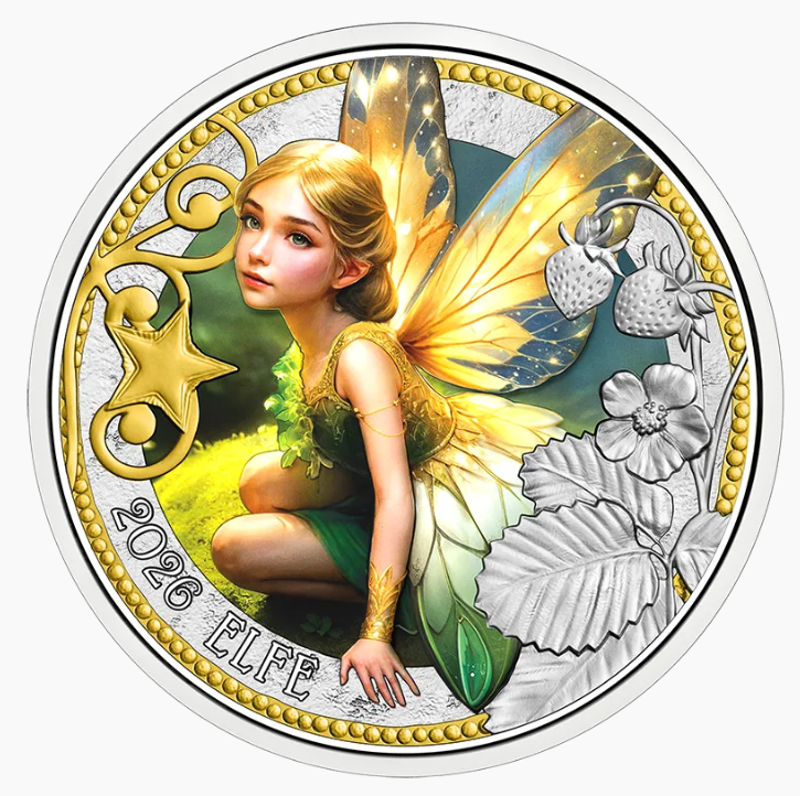 Áustria 3€ O Elfo 2026