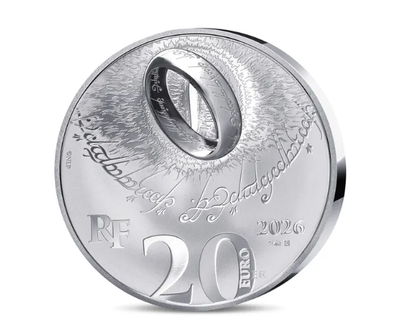 França 20€ Senhor dos Anéis 2026