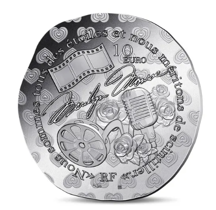 França 10€ Marilyn Monroe Proof 2026