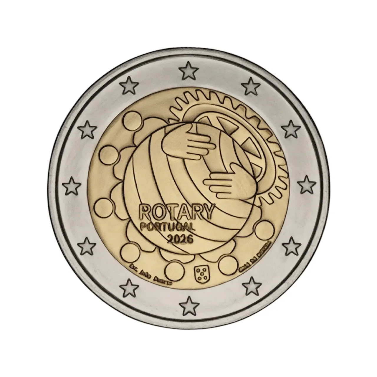 Portugal 2 Euro “ Centenário do Rotary em Portugal” BNC 2026