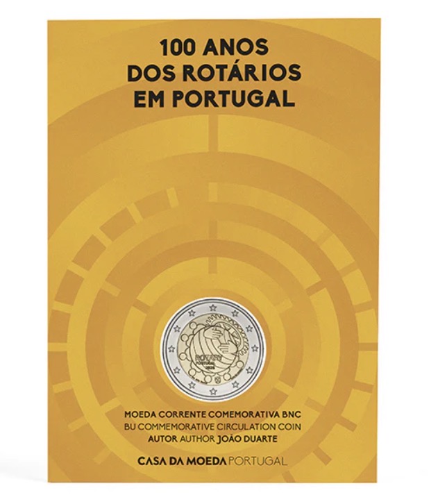 Portugal 2 Euro “ Centenário do Rotary em Portugal” BNC 2026