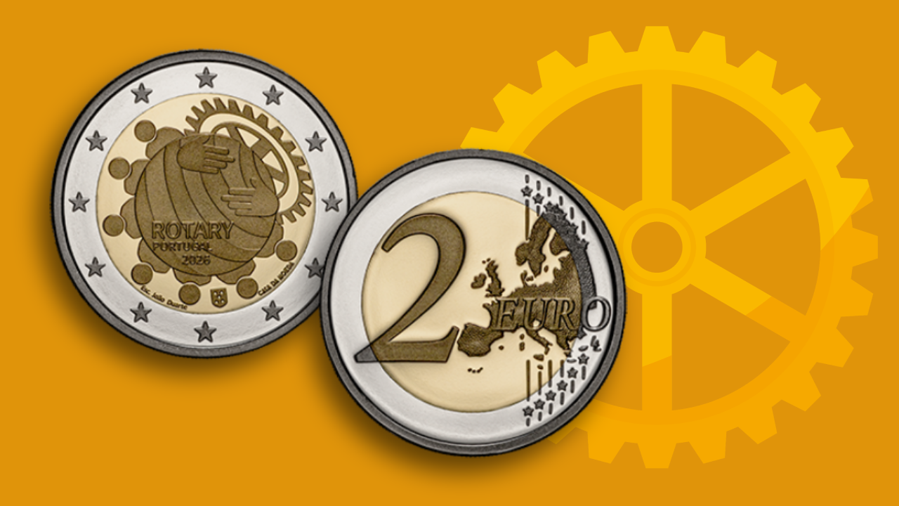 Portugal 2 Euro “ Centenário do Rotary em Portugal” Proof 2026