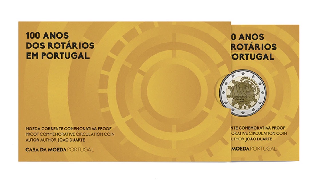 Portugal 2 Euro “ Centenário do Rotary em Portugal” Proof 2026