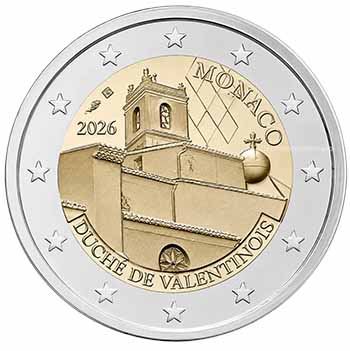 Monaco 2€ Duque Valentinois Proof 2026
