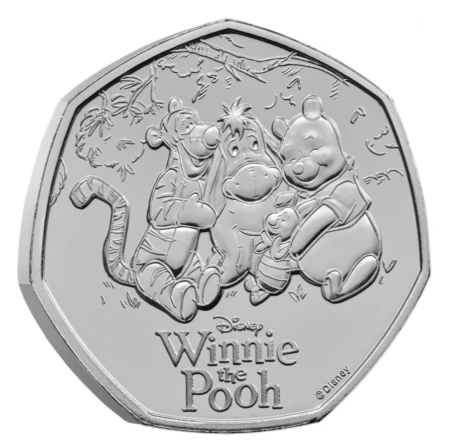 UK 0,50 Pound 100 anos Winnie the Pooh 2026
