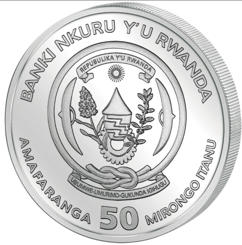 Rwanda 50 Francos Ano do Cavalo 1oz 2026