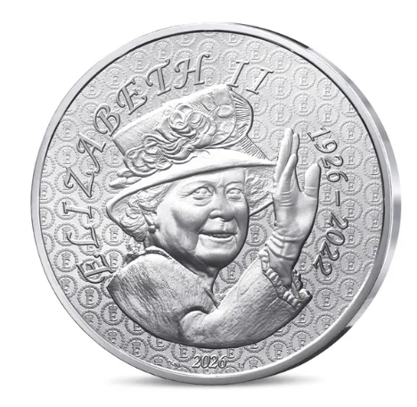 França 10€ Rainha Elizabeth II 2026