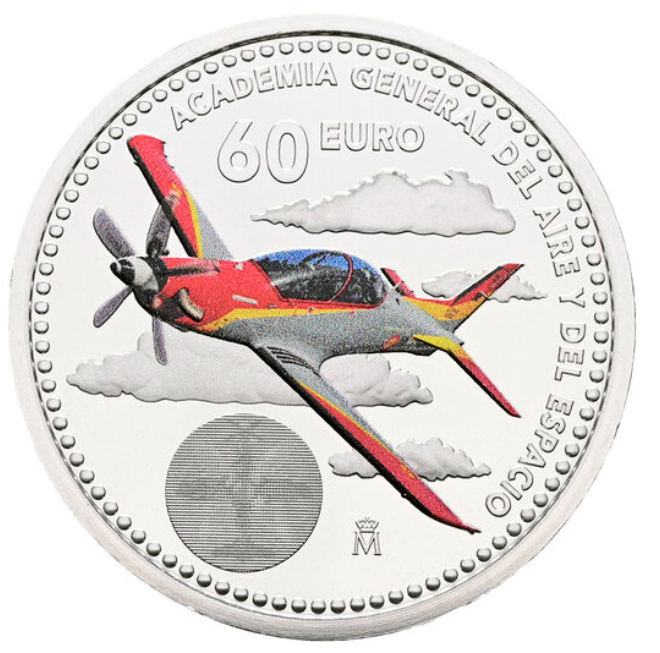 Espanha 60 Euro Academia do Ar - PRINCESA LEONOR 2026 prat