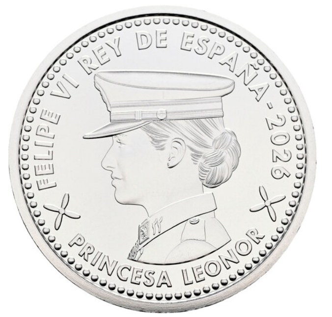 Espanha 60 Euro Academia do Ar - PRINCESA LEONOR 2026 prat