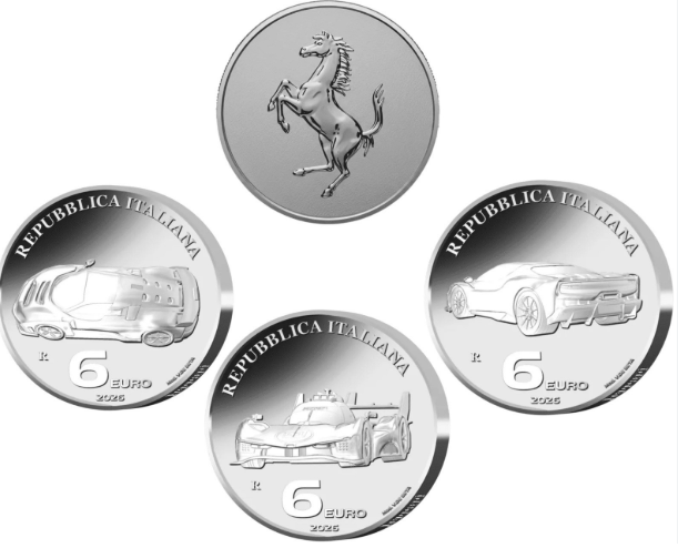 Itália 3x6€ Ferrari 2026