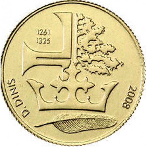 Portugal 1/4€ Dom Dinis 2008 ouro