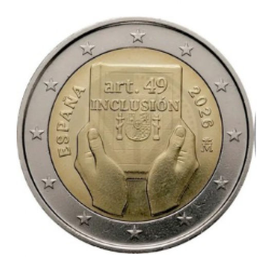 Espanha 2€ Inclusão 2026