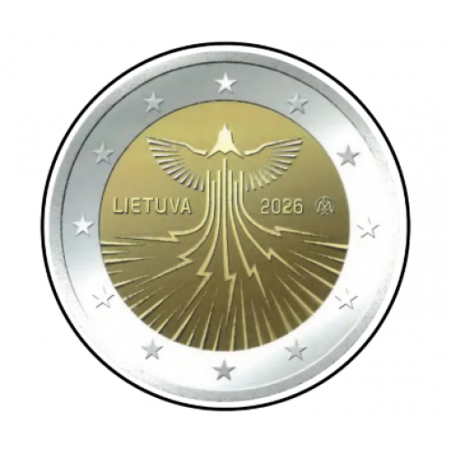 Lituânia 2 Euro Independência Energética 2026