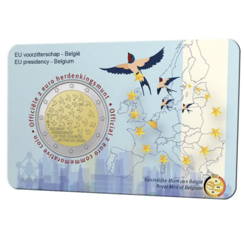 Bélgica 2€ Presidência U. E. 2024 Versão Francesa