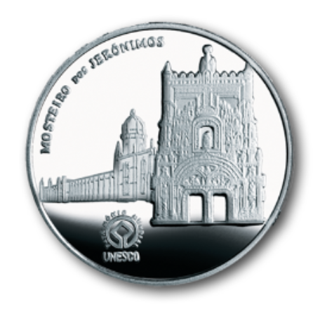 Portugal 2,50€ Mosteiro dos Jerónimos Prata Proof 2009