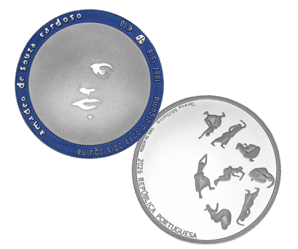 Portugal 10€ Amadeo de Souza-Cardoso Prata Proof 2026