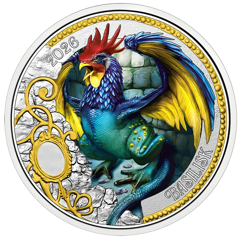 Áustria 3 € O Basilisco 2026 