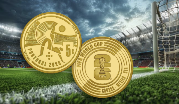 Portugal 5€ FIFA WORLD CUP Ouro 2026, Disponível dia 23/9