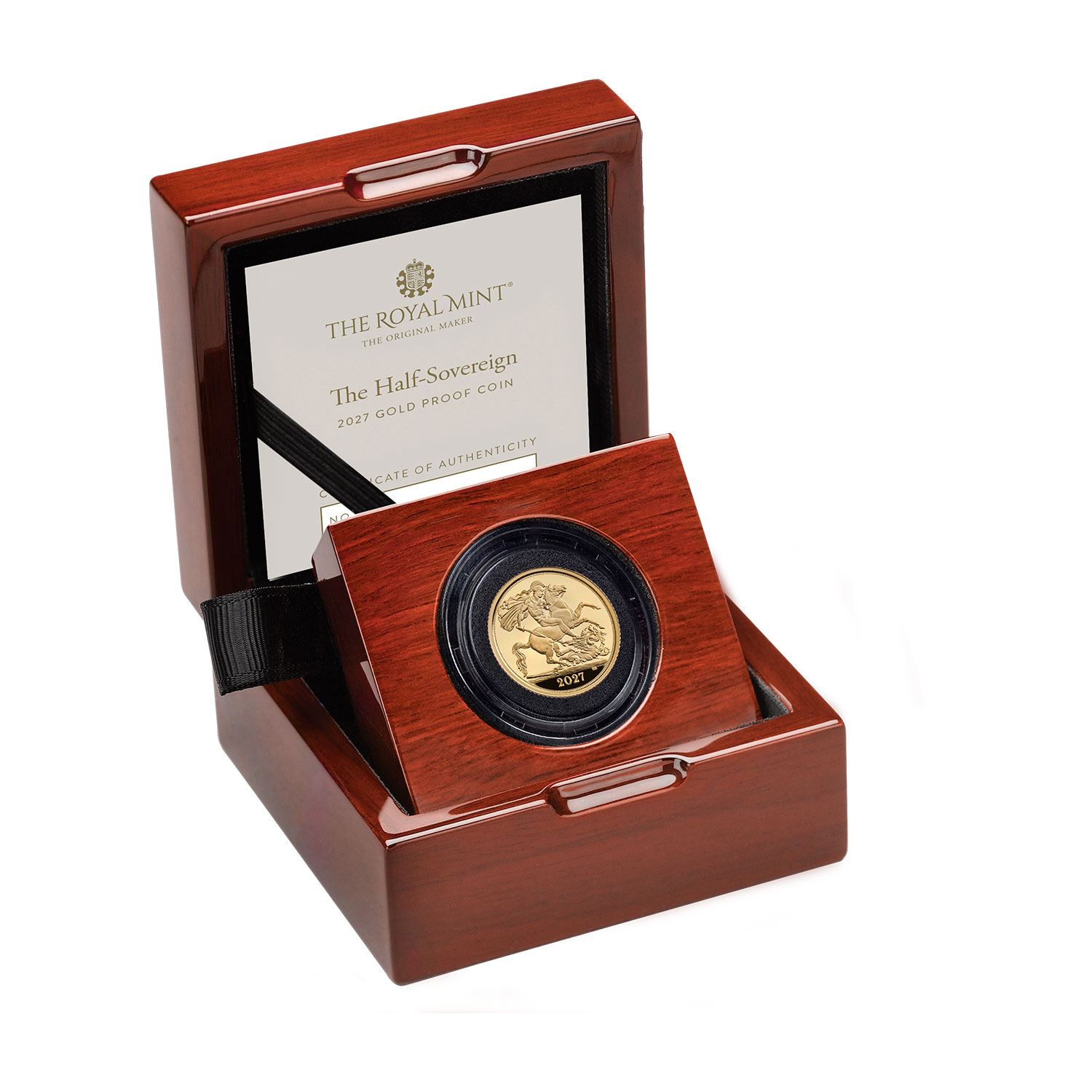 UK 1/2 Libra (Half Sovereign) Proof Ouro 2027