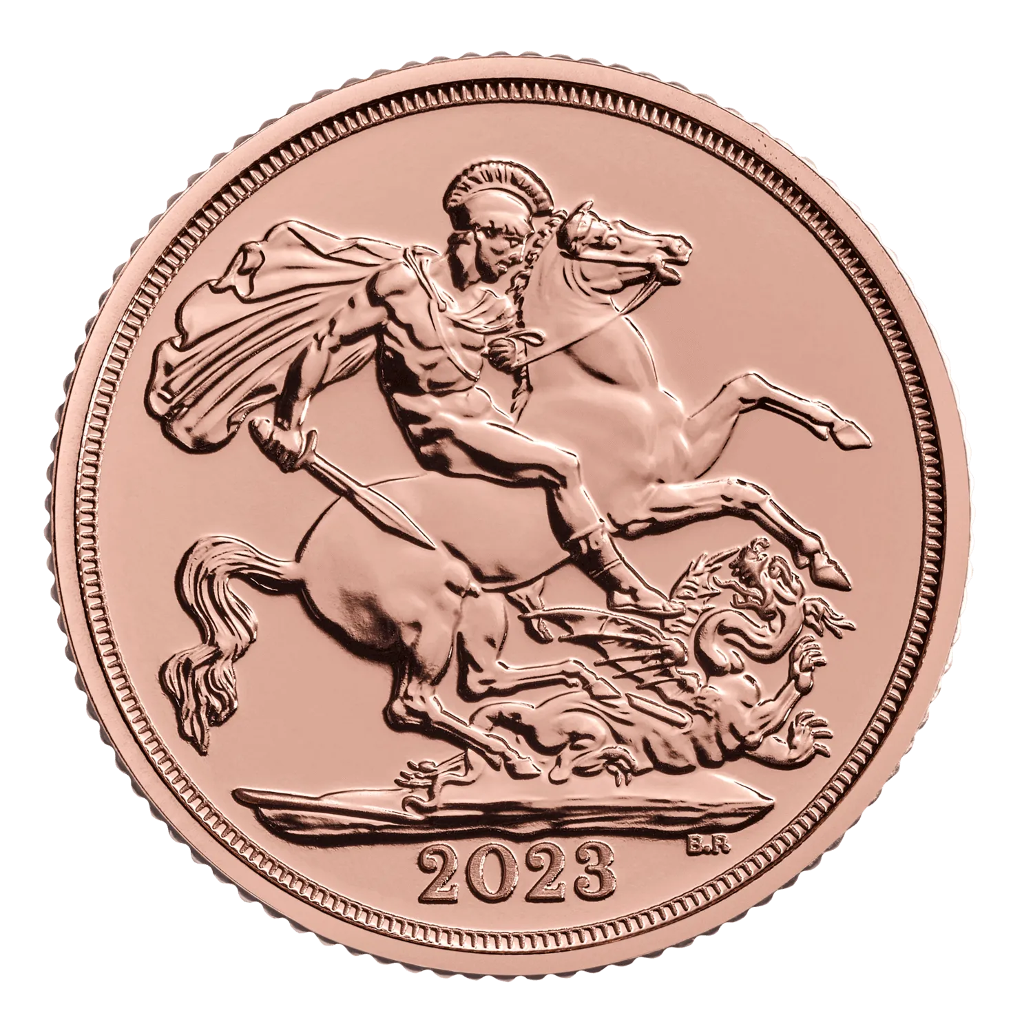 UK 1/2 Libra ( half Sovereign) Carlos III 2023 Ouro