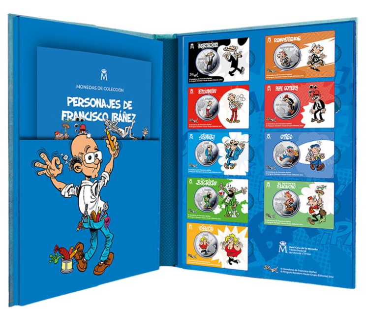 Espanha 9x 1.5€ As personagens de Francisco Ibanez 2026