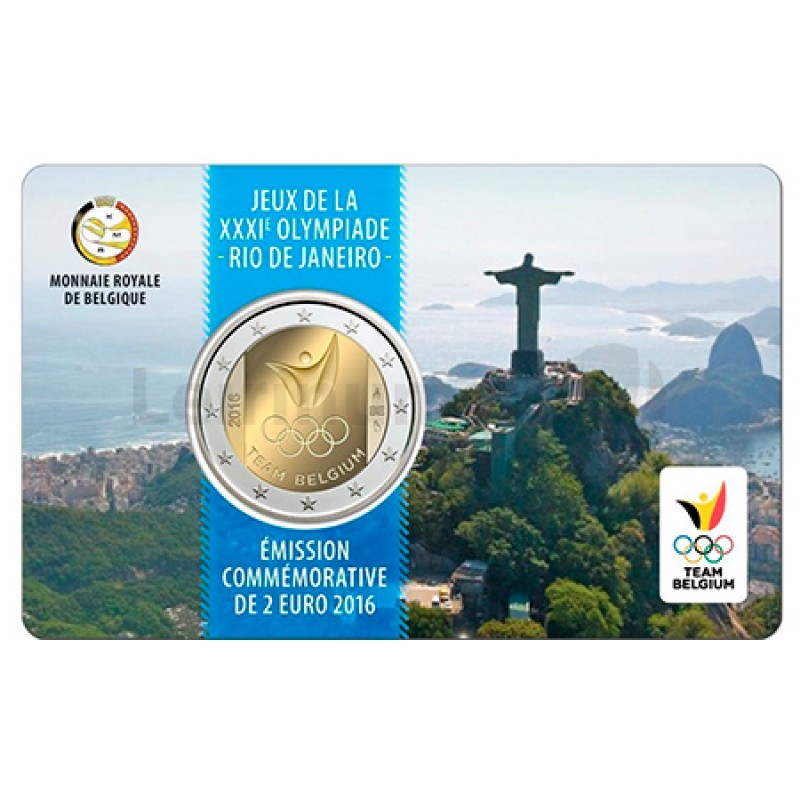 Bélgica 2€ Rio de Janeiro 2016 (coincard)