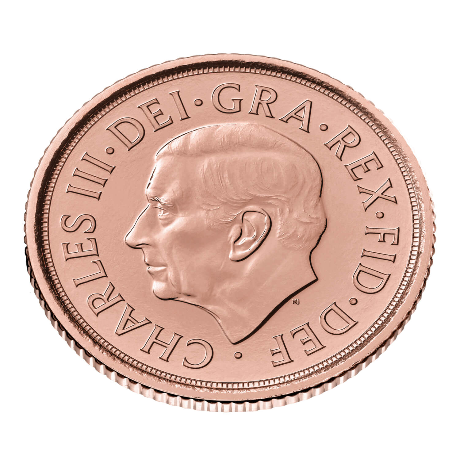 UK Rei Charles III 1/2 Libra (Half Sovereign) 2025 Ouro 