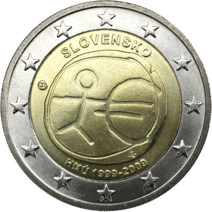 Eslováquia 2€ EMU 2009
