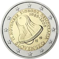 Eslováquia 2€ Dia da Luta Democracia e Liberdade 2009