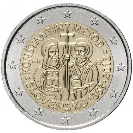 Eslováquia 2€ Konstain e Metod 2013