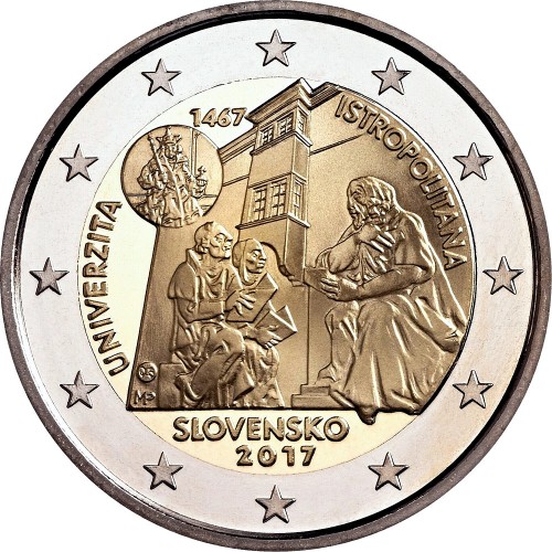 Eslováquia 2€ Universidade de Istropolitana 2017