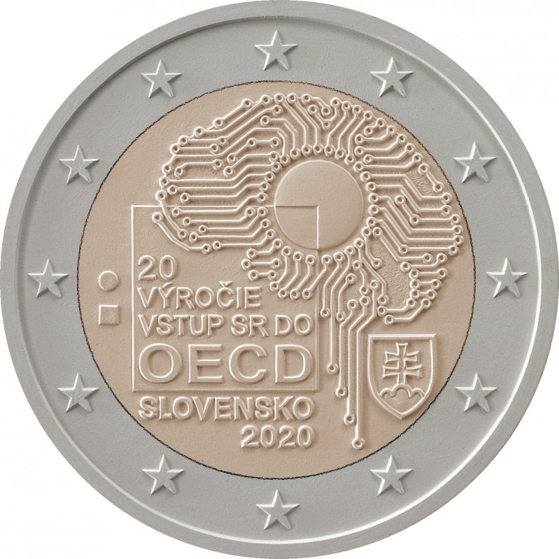 Eslováquia 2€ OCDE 2020