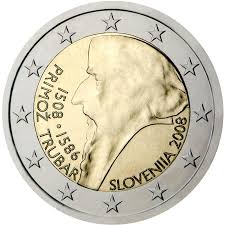 Eslovénia 2€ 500 anos do Nasc. Primoz Trubar 2008