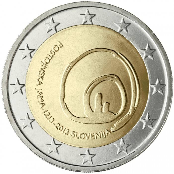 Eslovénia 2€ Grutas de Postojnska 2013