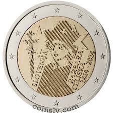Eslovénia 2€ Barbara Celjska 2014