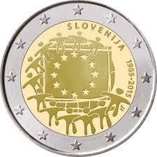 Eslovénia 2€ 30 anos da Bandeira 2015