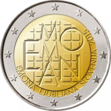 Eslovénia 2€ 200 anos da Emona 2015