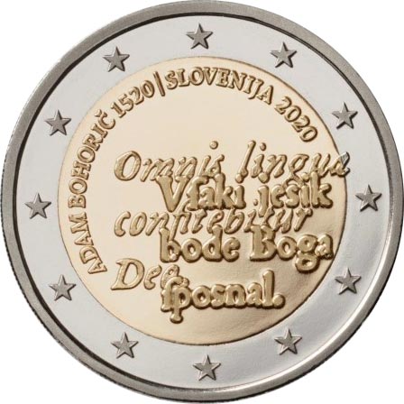 Eslovénia 2€ Adam Bohoric 2020
